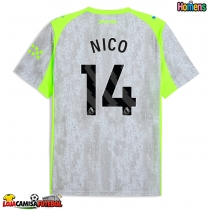 Camisa de Futebol Manchester City Nico Gonzalez #14 Equipamento Alternativo 2025-26 Manga Curta